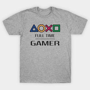 PLAYSTATION FULL TIME GAMER T-Shirt